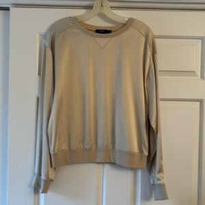Theory silk sweatshirt